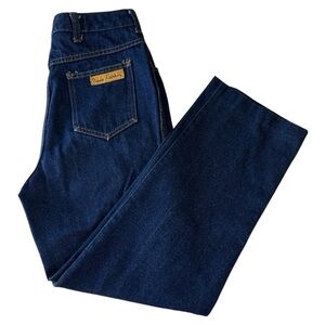 Vintage 90s Pierre Cardin High Rise Straight Leg Dark Wash Jeans Size 9/10